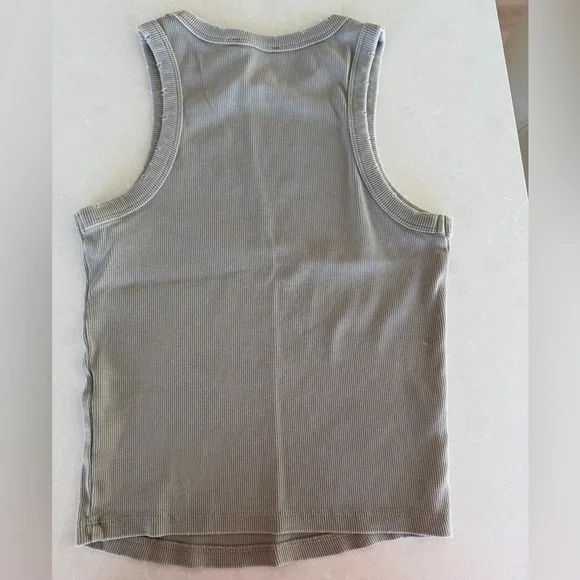 ZARA Washed Rib Tank Top - Picture 11 of 12
